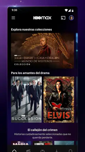 HBO Max screenshot