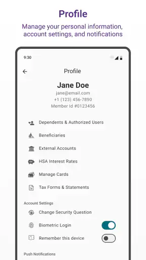 HealthEquity Mobile screenshot