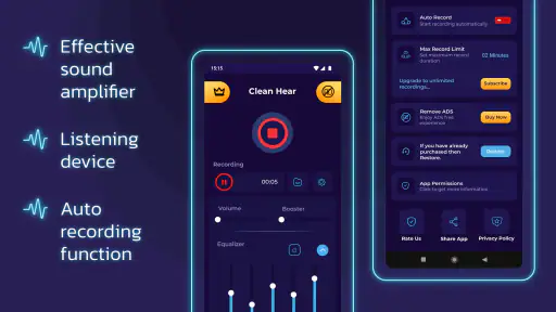 Hearing Clear: Sound Amplifier screenshot