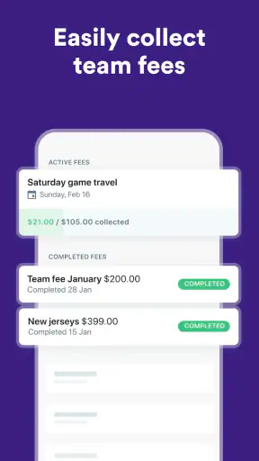 Heja Sports Team Communication screenshot