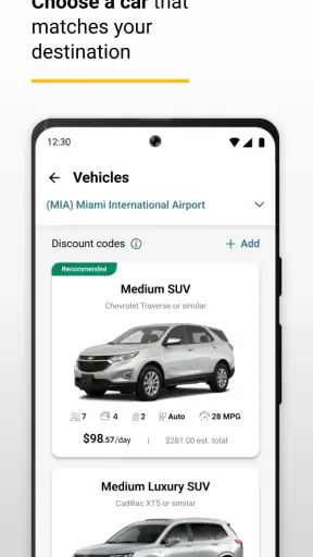 Hertz Rent-a-Car Deals - Easy! screenshot