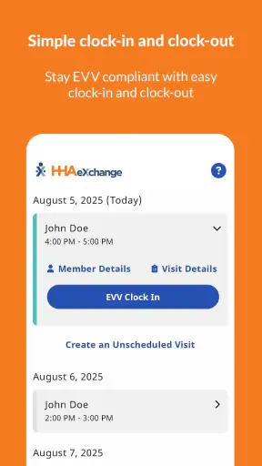HHAeXchange screenshot