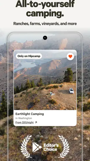 Hipcamp: Camping, RVs & Cabins screenshot