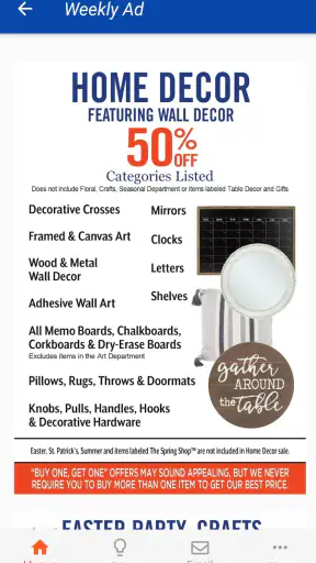 Hobby Lobby Stores screenshot