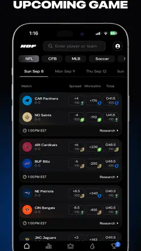 HOF Bets: Make Smarter Bets screenshot