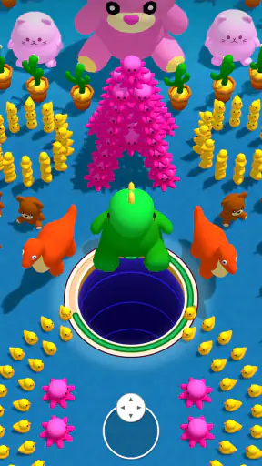 Hole Rush: Eat All Puzzle screenshot