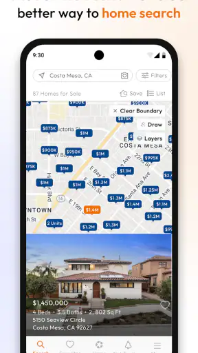 Homes.com Real Estate Search screenshot