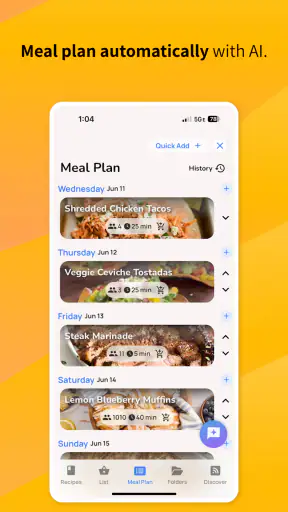 Honeydew: Recipe Manager screenshot
