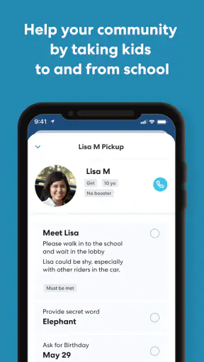 HopSkipDrive CareDriver screenshot