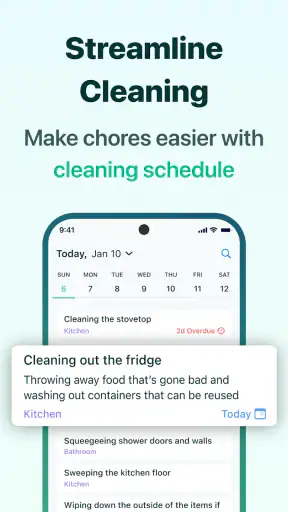 House Chores Cleaning Schedule screenshot