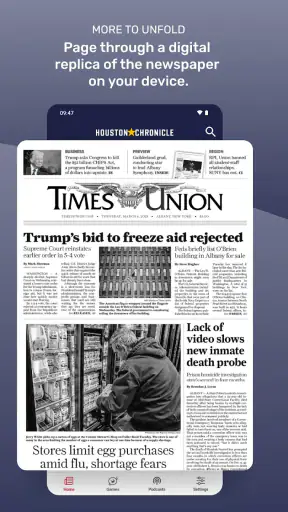 Houston Chronicle screenshot