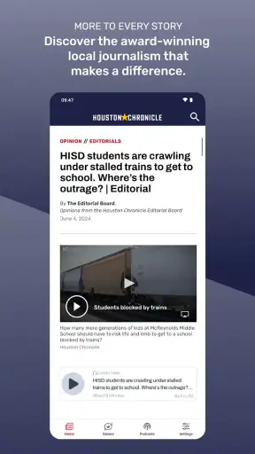 Houston Chronicle screenshot
