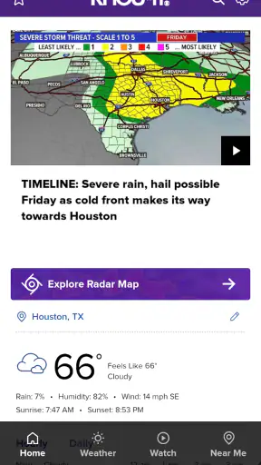 Houston News from KHOU 11 screenshot