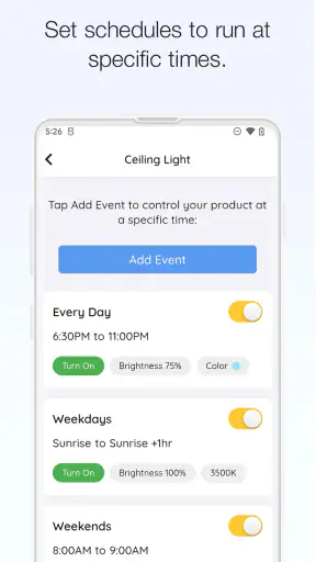 Hubspace screenshot