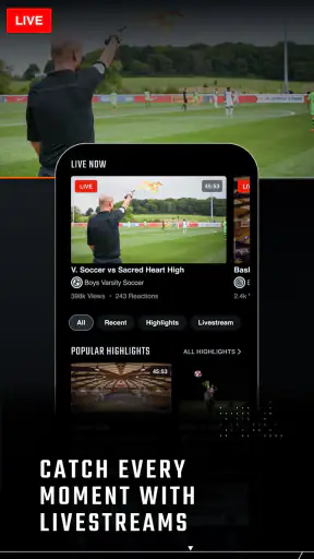 Hudl Fan: Find, Watch, Follow. screenshot