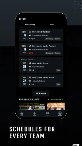 Hudl Fan: Find, Watch, Follow. screenshot