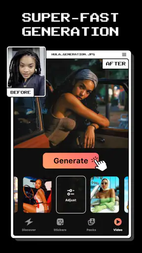 Hula - AI Video Generator screenshot