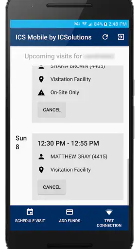 ICS Mobile screenshot