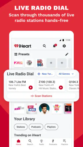 iHeart: Music, Radio, Podcasts screenshot