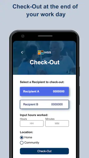 IHSS EVV Mobile App screenshot