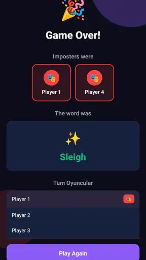 Imposter : Word Party Game screenshot