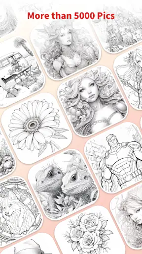 InColor: Coloring & Drawing screenshot