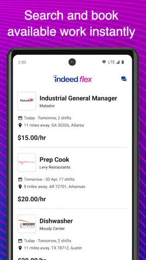 Indeed Flex screenshot