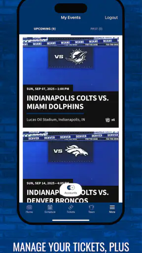 Indianapolis Colts Mobile screenshot