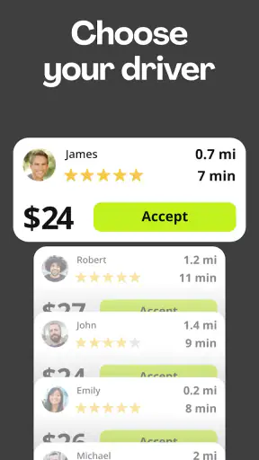 inDrive. Rides with fair fares screenshot