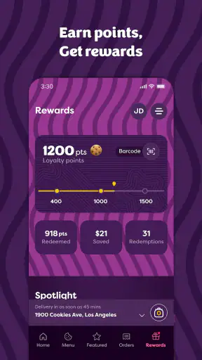 Insomnia Cookies screenshot