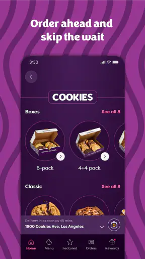 Insomnia Cookies screenshot