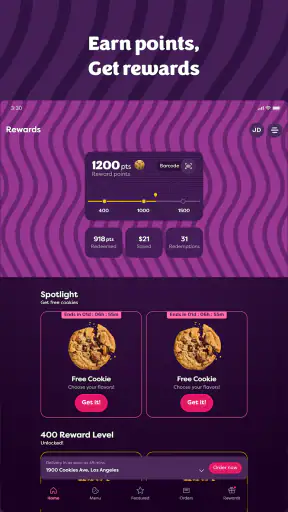 Insomnia Cookies screenshot