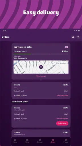 Insomnia Cookies screenshot