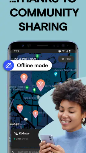 Instabridge: WiFi Hotspot Map screenshot