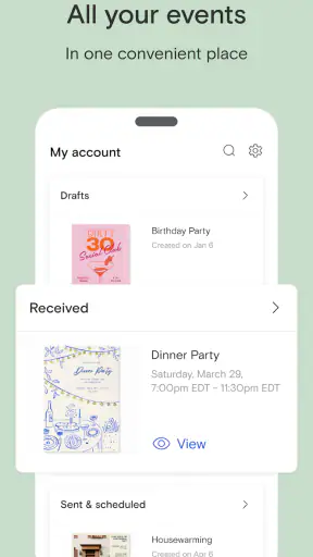 Invitation Maker & Card Design screenshot