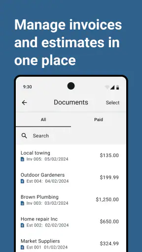 Invoice Maker & Estimate Maker screenshot