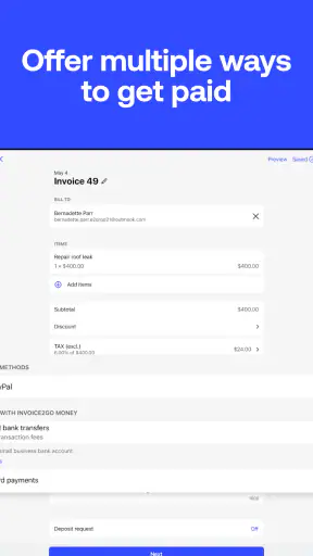 Invoice2go: Easy Invoice Maker screenshot