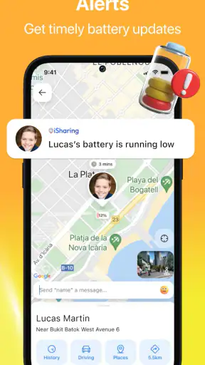 iSharing: GPS Location Tracker screenshot