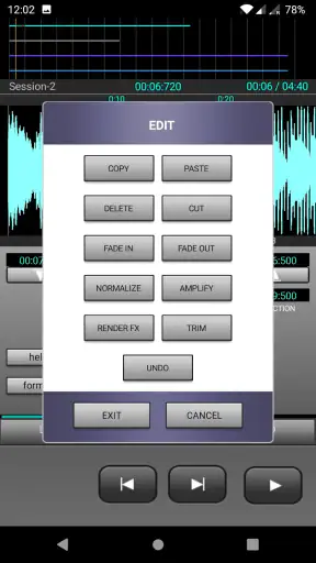 J4T Multitrack Recorder screenshot