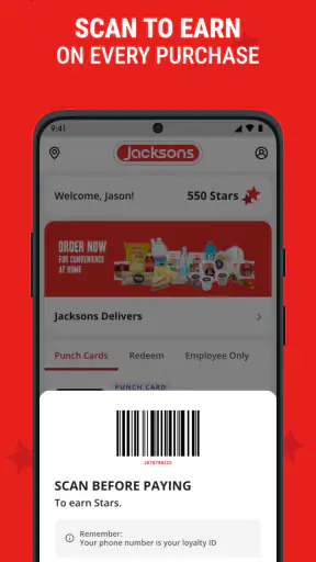 Jacksons Let's Go Rewards screenshot