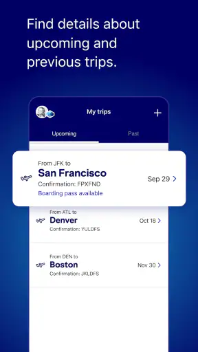 JetBlue - Book & manage trips screenshot