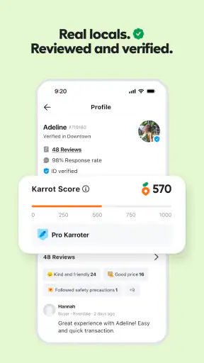 Karrot: Buy & sell locally screenshot