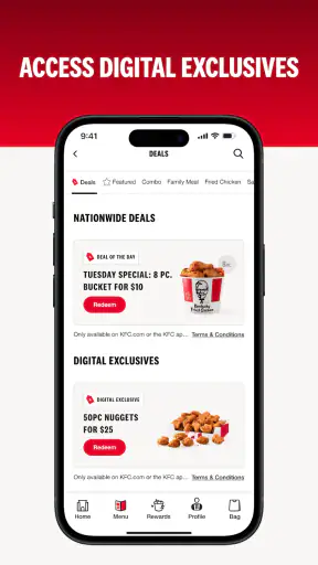 KFC US - Ordering App screenshot
