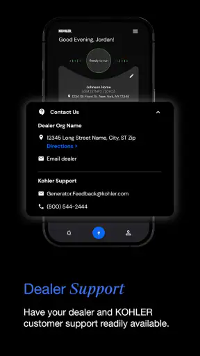 Kohler Energy Management screenshot