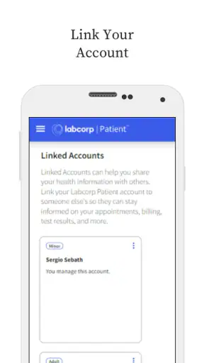 Labcorp | Patient screenshot