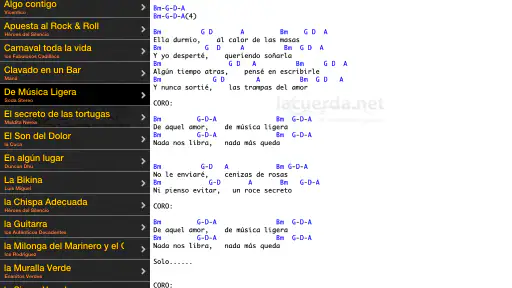 Latin Chords (LaCuerda PRO) screenshot