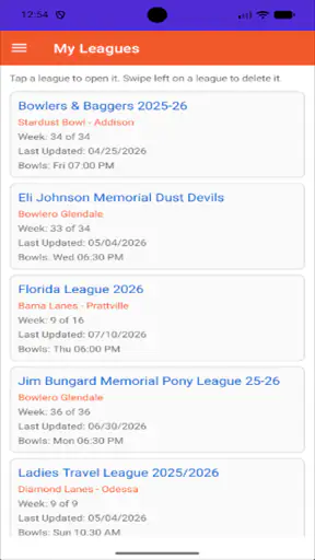 League Secretary screenshot