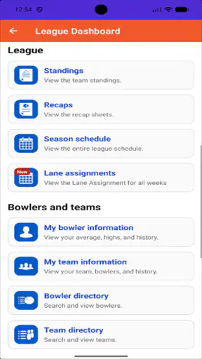 League Secretary screenshot