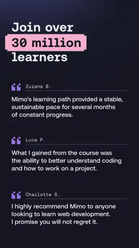 Learn Coding/Programming: Mimo screenshot