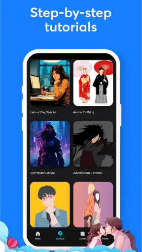 Learn to Draw Anime by Steps screenshot